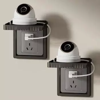 Пластиковая настенная розетка, полка для розеток без проколов, стеллажи для хранения, подставка для зарядки, кронштейны для дома