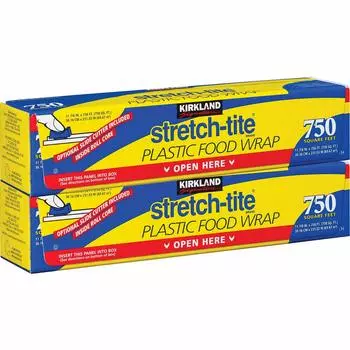 Пластиковая пищевая пленка KIRKLAND Signature x пластиковая пищевая пленка x 2 шт. Stretch-Tite 30,16 см 231,03 м (Ящик 2) / Stretch-Tite