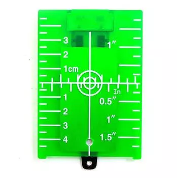 Пластиковая пластина карты цели лазера для зеленой красной цели лазера плиты уровня Лазы