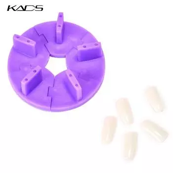 Пластиковая подставка для кончиков KADS для практического использования, тренировочные инструменты для дизайна ногтей, демонстрационные обучающие инструменты