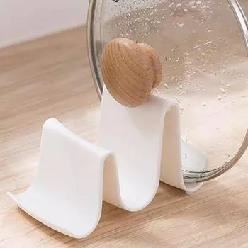 Пластиковая подставка для крышки. Подставка для крышки кастрюли. Держатель для ложки из нержавеющей стали. Полка для крышки кастрюли. Полка для приготовления пищи. Подставка для крышки кастрюли. Кухонные аксессуары.