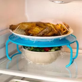 Пластиковая подставка для микроволновой печи, мини-стол, поднос для еды с подогревом, многофункциональная полка-штабелер