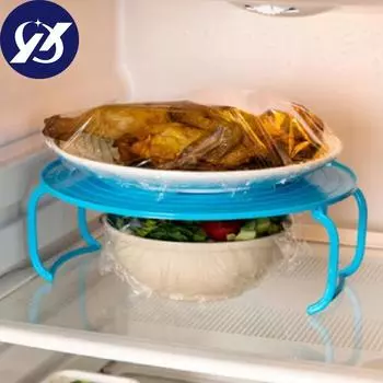 Пластиковая подставка для микроволновой печи, мини-стол, поднос для еды с подогревом, многофункциональная полка-штабелер