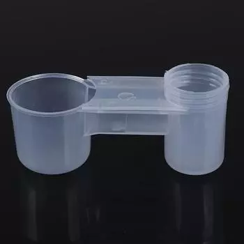 Пластиковая поилка для домашних животных, поилка для птиц, бутылка для воды, чашка для кошки, курицы, голубя onesize