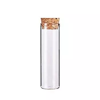 Пластиковая пробирка с пробковой пробкой Контейнеры для хранения шариков