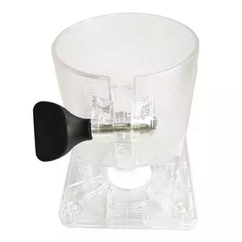 Пластиковая прозрачная база для фрезера для точной обработки дерева, обрезки, изготовления поделок, резьбы и проектов для DIY-щиков. Лучший обзор. A