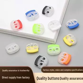 Пластиковая пряжка с двумя отверстиями для детских свитеров