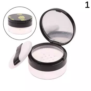 Пластиковая пустая банка для рассыпчатой пудры с коробкой для макияжа, контейнером-ситом, косметическим горшком, портативной коробкой для рассыпчатой пудры, многоразовым использованием