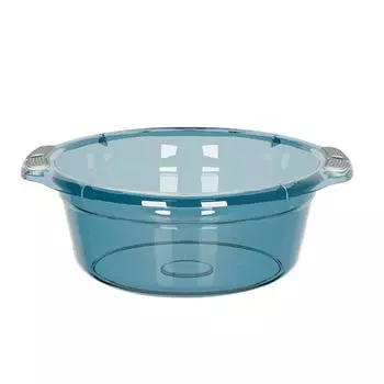 Пластиковая раковина для мытья посуды с ручками для кухни, переносная раковина для мытья посуды для домашнего хозяйства XL