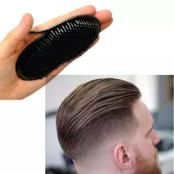 Пластиковая расческа для волос, щетка для мытья волос, карманная расческа для шампуня, массажная щетка для мужчин зелёный