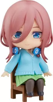 Пластиковая раскрашенная подвижная фигурка Мику Накано из фильма Nendoroid! Пятерняшки немасштабные