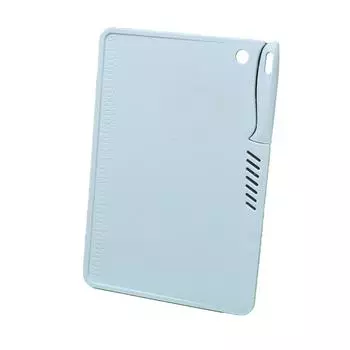 Пластиковая разделочная доска, безопасная многофункциональная портативная разделочная доска для фруктов с ножом для подвешивания синий