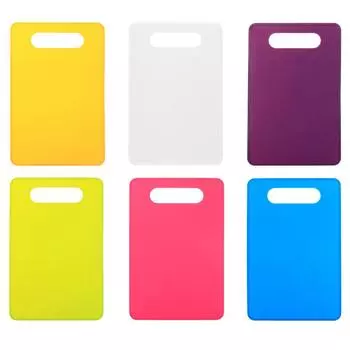 Пластиковая разделочная доска Нескользящая большая высококачественная доска для ломтика еды для кухни зелёный