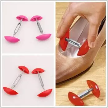 Пластиковая регулируемая поддержка ботинок носилок красочных мужчин и женщин предотвратит складчатую морщинку красный