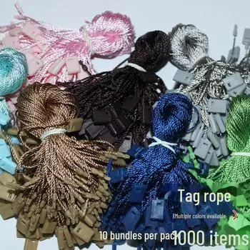 Пластиковая ручная нить с квадратной пряжкой - Аксессуары для одежды в наличии Black * 1000 pieces/bag