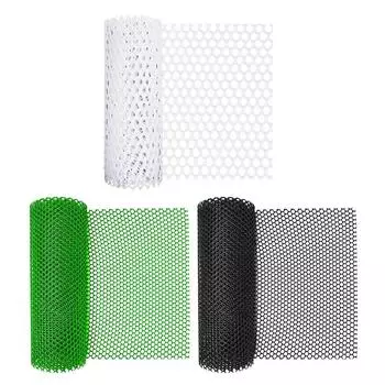 Пластиковая садовая сетка для ограждения, полая дышащая сетка в форме шестиугольника, аксессуар для водных продуктов, птицеводческих принадлежностей белый