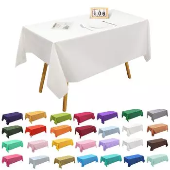 Пластиковая скатерть Одноразовая пластиковая радужная скатерть Красочные прямоугольные скатерти для радужной вечеринки, дня рождения, свадьбы, украшения One Size