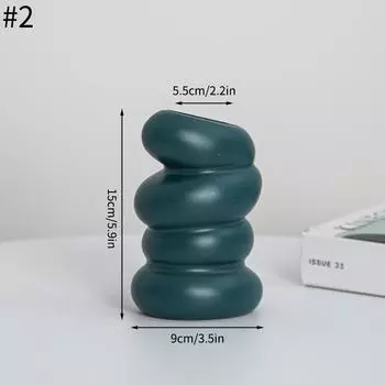 Пластиковая спиральная белая ваза, скандинавская ваза для цветов, украшение для гостиной, домашний стол, декоративная бутылка для растений, украшение для рабочего стола в офисе