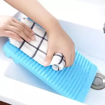 Пластиковая стиральная доска, стиральная доска, рубашки, чистка белья для детской одежды синий