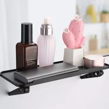 Пластиковая стойка для хранения износостойкий практичный домашний компьютер L чёрный