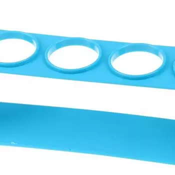 Пластиковая стойка для пробирок, держатель с 4 отверстиями, лабораторная подставка для пробирок, полка 29 мм