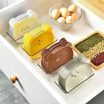 Пластиковая тарелка для закусок в форме медведя, керамика, пшеничная солома, без бисфенола А, штабелируемая детская тарелка с фруктами, посуда, посуда, десерт для кухни коричневый