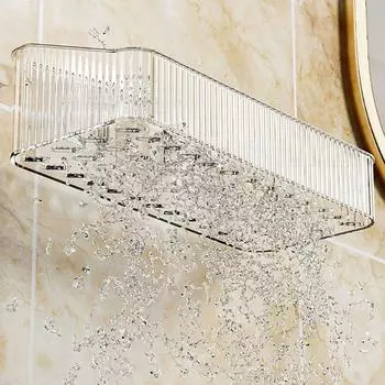 Пластиковая угловая полка для ванной комнаты, настенные полки для ванной комнаты, органайзер, настенная полка, держатель для хранения на кухне