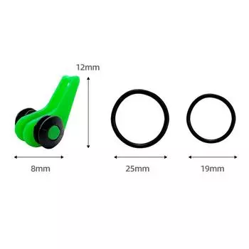 Пластиковая вешалка для приманок, экономящая время, 10 шт./пакет, удобная синий