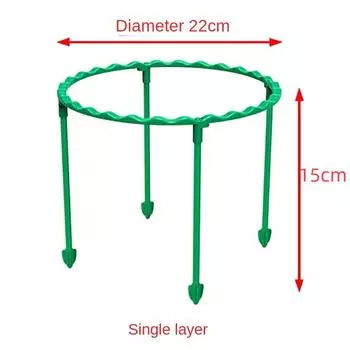 Пластиковое кольцо для поддержки растений Садовый сад Фруктовый сад Специальные опорные стержни Опора для растений Инструменты Single Layer Height 15cm