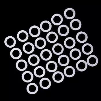 Пластиковое кольцо для вязания крючком своими руками, инструмент для крючка для сумки, автокресла, 12,7 мм, 30 шт. as described белый