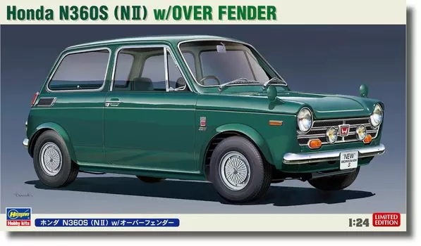Пластиковое крыло Hasegawa Honda N360S, модель 20659 1/24 (Н II) с/более