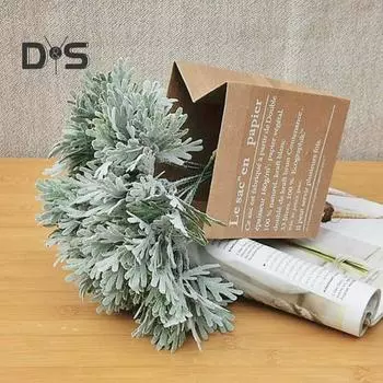 Пластиковое ложное растение со стеблем, нежный искусственный лист гибискуса, хлопковая роза, зеленое растение зелёный