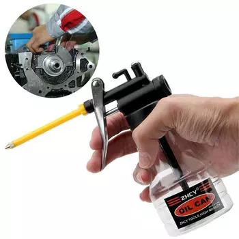 Пластиковые 250 мл ручные инструменты, смазочные банки для масляного насоса, прозрачная масляная банка, масленка высокого давления, гибкий пистолет для смазки