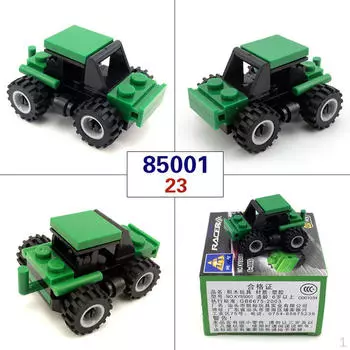 Пластиковые автомобили Танк Самолет Трактор Модель Детские игрушки A
