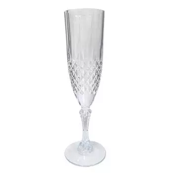 Пластиковые бокалы для шампанского Прозрачные бокалы для вина Небьющиеся Многоразовые бокалы для вина Элегантная посуда для свадеб вечеринок тостов 1pc