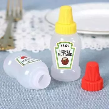 Пластиковые бутылки для соевого соуса Пластиковые бутылки для соевого соуса Бутылки для салатной заправки Squeeze Переносные контейнеры для соуса