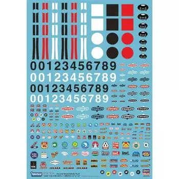 Пластиковые детали для гоночной модели Mechatro Wego Decal Race 35227 1/35