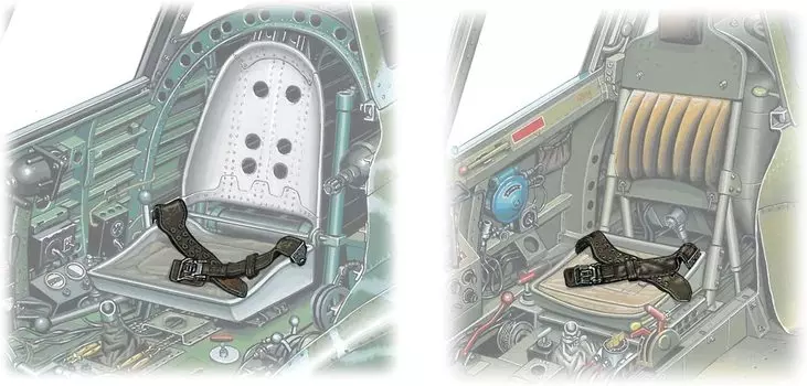 Пластиковые детали для модели армейского самолета Fine Mold Nano Aviation Series NC3 1/48