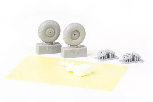 Пластиковые детали для модели двигателя Eduard Brassin WNF EDU672399 1/72 Bf109G-10 (для Эдуарда) (Самолет)