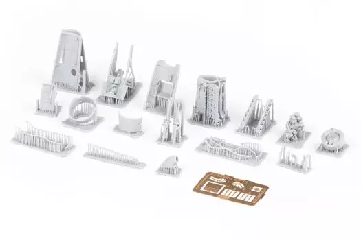 Пластиковые детали для модели двигателя Eduard Brassin MTT Regensburg Factory EDU672400 1/72 Bf109G-10 (для Эдуарда) (Самолет)