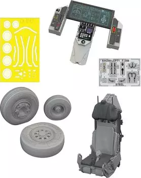 Пластиковые детали для модели Eduard Look Plus Instrument Set EDU 644267 1/48 F-35B Панель/детали (для Тамии)