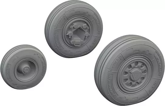 Пластиковые детали для модели Eduard Wheel EDU672390 1/72 F-35B (для Тамии)
