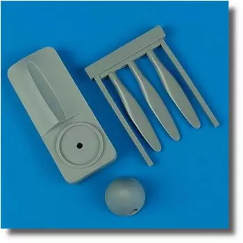 Пластиковые детали для модели Quick Boost Supermarine Spitfire DH Propeller QIC48268 1/48 Mk.1/5 (для Тамии)