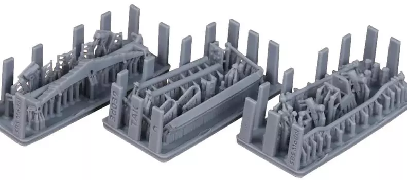 Пластиковые детали модели SBS с подвижной передней осью SBM3D039 1/35 Sd.Kfz.250 (Арте) (для Такома) (Боевая машина)