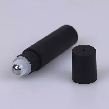 Пластиковые флаконы для духов на 5 мл, пустой контейнер с роликовым шариком из нержавеющей стали