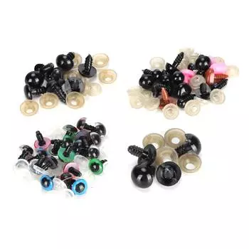 Пластиковые глаза, носы с шайбами, плюшевая кукла, плюшевый мишка, мягкие игрушки, аксессуары для игрушек своими руками