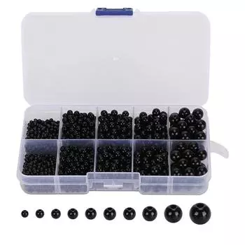 Пластиковые глаза своими руками, кукла-животное, игрушка, все черные фасолевые глазные яблоки, аксессуары из ткани