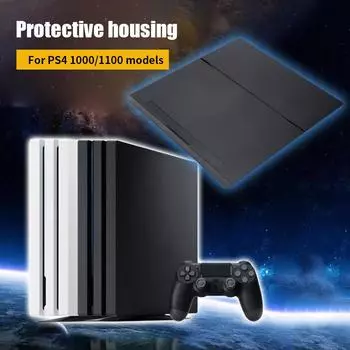 Пластиковые игровые аксессуары защитный черный сменный верхний нижний чехол корпус для PS4 1000/1100/PS41200/PS4 SLIM/PS4 Pro