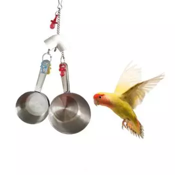Пластиковые игрушки для попугаев, грызущие попугаи, случайные цвета, качающаяся подставка для попугаев, клетка для птиц random color