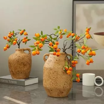 Пластиковые имитации плодов боярышника, искусственные растения ручной работы, украшения для дома фиолетовый